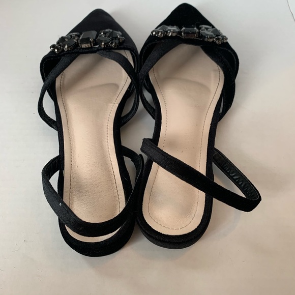 Chic Black Flats Velvet 9 - Picture 3 of 5